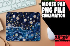Radiant Embroidered Floral Mouse Pad Product Image 1