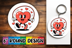 Radiant Circle Ornaments for Parties, Valenines Heart Product Image 1