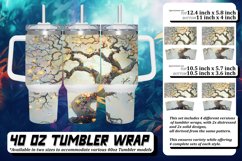 Radiant Spring Tree Tumbler Design Product Image 1