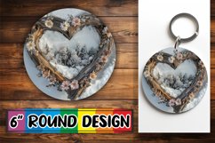Heartwood Horizon Sublimation Summer Bloom,Keychanin PNG Product Image 1