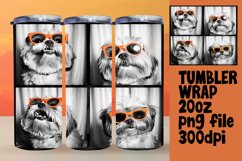 Charming Funny Dog Portrait Wrap Product Image 1