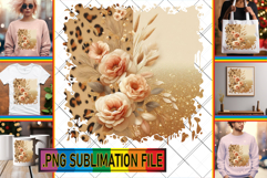 Joyful TOTE BAG Sublimation Magic, Leopard Prints Product Image 1