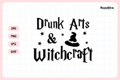 Wizard Bachelorette Party Saying SVG | Drunk Arts Witchcraft Product Image 3