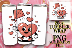 Joyful Memories 20oz tumbler wrap, Valenines Heart Product Image 1
