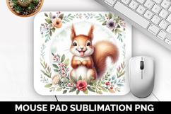 Cute Animals Mouse Pad Bundle, Sublimation Mouse Pad PNG Product Image 12
