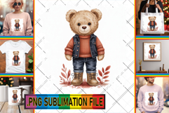 LUMINOUS PNG TSHIRT Gift Ideas, Teddy Bear Product Image 1