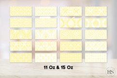 30 Yellow Damask Pattern Mug Sublimation PNG Bundle Product Image 2