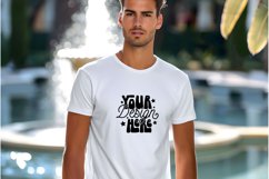 Gildan 64000 Tshirt Mockup, White Tshirt Mockup 64000 Product Image 1