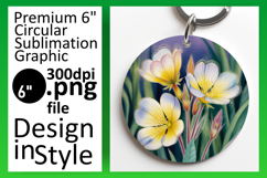 Lovely Round Design for Car Coasters , Flowers Product Image 1