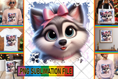 Vibrant TSHIRT Magic Ideas PNG, 3D Dog Product Image 1
