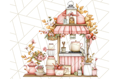Cottagecore Kitchen Clipart, Vintage Country Floral Kitchen Product Image 3