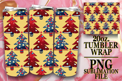 Joyful Escape 20oz tumbler wrap, Christmas Product Image 1