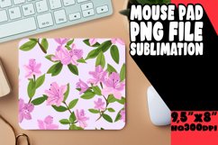 Sublimation Mouse Pad Design Boho Flower Serenity PNG Product Image 1