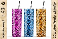 10 Pack Tumbler Bundle 4, 20 Oz Skinny Tumbler Sublimation Product Image 11