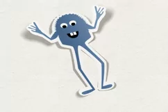 Out Of This World Alien Space Sticker svg file | png file | Product Image 4