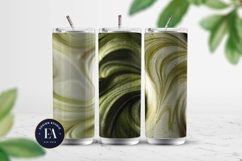 Matcha Latte Swirl Pattern, Creamy Matcha Abstract Paper Product Image 2