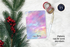 Holographic Pastel Digital Paper, Iridescent Texture Product Image 4