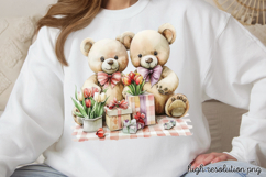 Mothers Day Animals Clipart PNG Product Image 1