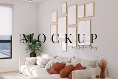 Boho Gallery Wall Angled View Frame Mockup Product Image 1