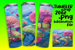 Unique 3D Tumbler Wrap for Summer Sublimation Product Image 1