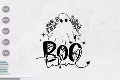 BOO - tiful SVG Cut Files/ Halloween BABY Shirt Design Product Image 4