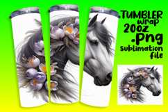 Personalized 20oz Artwork for Gifts , Horse Product Image 1