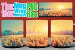 Scenic Spring Landscape Mug Wrap - Sublimation Design Product Image 1