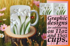 Floral Serenity: Sublimation 11oz/15oz Mug Product Image 1