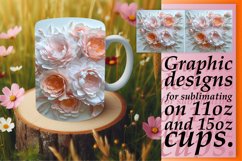 Dreamy Petal Blossom 3D Mug Wrap Design 11oz 15oz Product Image 1
