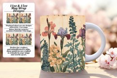 Botanical Beauty Mug Sublimation Design 15oz Product Image 1