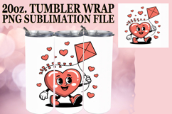 RADIANT SPIRIT 20oz TUMBLER WRAP, Valenines Heart Product Image 1