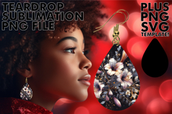 Charming TEARDROP Earrings Design, Leopard Prints Product Image 1