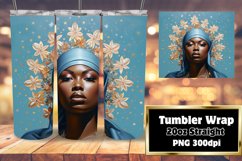 3D Afro Soul Portrait Tumbler 20oz Product Image 1
