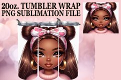 Whimsical nights 20oz tumbler wrap, Love Girl Product Image 1