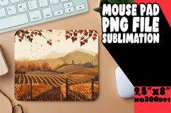 Watercolor Mouse Pad Design Autumn Fall Product Image 1