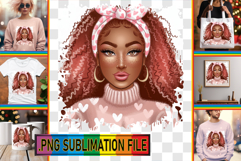 Playful Tote Bag Gift Magic, Afro Girl Product Image 1