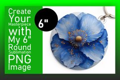 Spring Garden Glamour: 3D Round Designs Design PNG Product Image 1