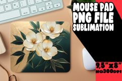 WHIMSICAL mouse mat Gift Magic, 3D Flower Product Image 1