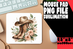 Whimsical MOUSE PAD Fun Designs, Western Product Image 1