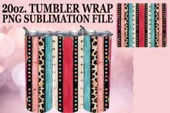 Chic 3D Leopard and Flower Tumbler Wrap Designs Product Image 1