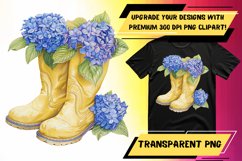 Springtime Spectacle: Watercolor Floral Sublimation Product Image 1