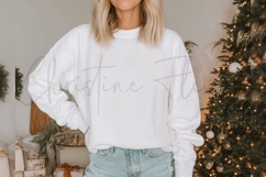 White Christmas Sweatshirt Mockup Product Image 3