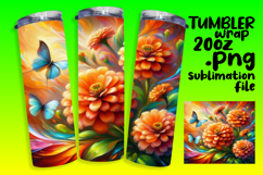 ARTISTIC 20oz Tumbler Wrap for Custom Gifts , Flowers Product Image 1