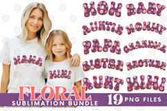 Family Mama Dad Sublimation Bundle Mother&#039;s Father&#039;s Day Set Product Image 1