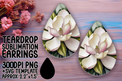 Cute Teardrop Design for Sublimation , Flowers Product Image 1
