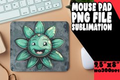 Summer Bloom Sensation: Mouse Pad Smiling Flowers Product Image 1