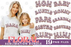 Family Mama Dad Sublimation Bundle Mother&#039;s Father&#039;s Day Set Product Image 1