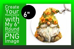 Captivating Gnome Sublimation Circle Mix Product Image 1