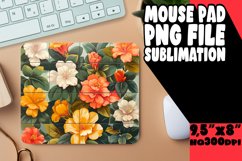 Summer Petal Power Sublimation Mouse Pad Design PNG Product Image 1