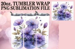 Beautiful Springtime Floral Tumbler Design Product Image 1